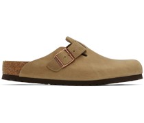 Beige Boston Clogs