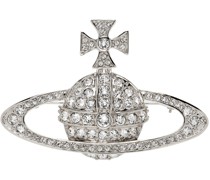 Silver Bas Relief Brooch