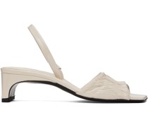 Off-White 'The Gathered Scoop' Heeled Sandals
