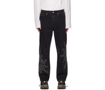 Black Web Jeans