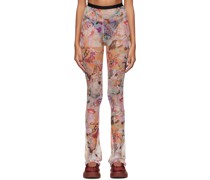 Multicolor Second Skin Trousers