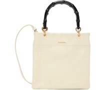 Off-White Small Leather Tote