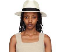 White Straw Panama Hat