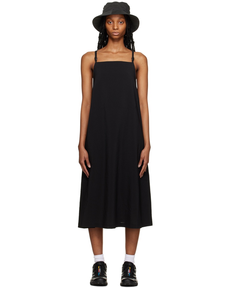 Snow Peak Damen Black Pe Light Maxi Dress