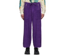 Purple Organic Cotton Trousers
