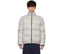 Gray Zip Down Jacket