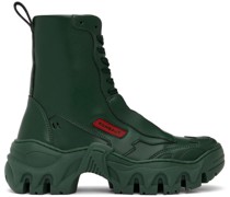 SSENSE Exclusive Green Boccaccio II Boots