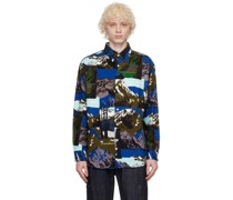 Blue Printed Shirt