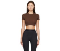 Brown Fits Everybody Super Cropped T-Shirt