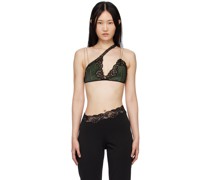 Black Lace Trim Bra