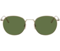 Gold Round Sunglasses