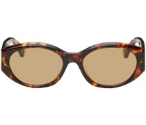 Tortoiseshell Oval Sunglasses