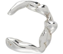 Silver Lava Single Ear Cuff