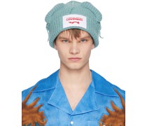 Blue Chunky Ears Beanie