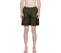Green Patch Swim Shorts