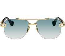 SSENSE Exclusive Gold Grand-Evo One Sunglasses