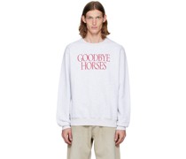 Gray 'Goodbye Horses' Sweatshirt