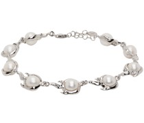 Silver Pearl Spark Bracelet
