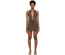 SSENSE Exclusive Brown Mio Minidress
