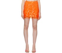 Orange Rebecca Miniskirt