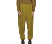 Green Tapered Trousers