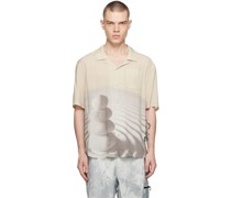 Beige Mount Sunny Edition Printed Shirt