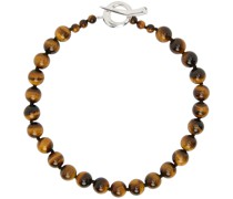 Brown Tiger's Eye Everyday Boule Necklace