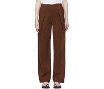 Brown Rayon Trousers
