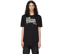 Black 'The Master Number' TS5 T-Shirt