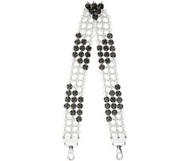 Black & White Button Strap