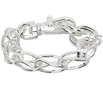 SSENSE Exclusive Silver Fox Chain Bracelet