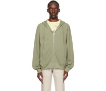 Green Zip Hoodie