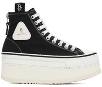 Black Courtney Platform Sneakers