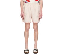 Off-White Embroidered Shorts