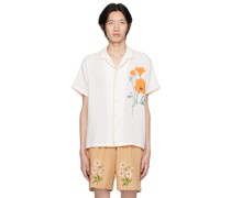 Off-White Embroidered Shirt
