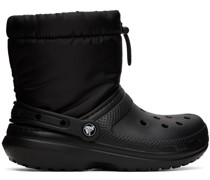 Black Neo Puff Ankle Boots