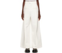 SSENSE Exclusive White Trousers