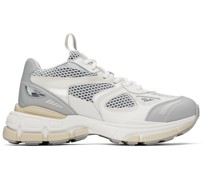 White & Gray Marathon Neo Sneakers