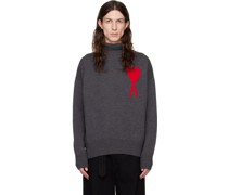Gray Ami de Cœur Turtleneck