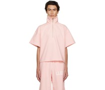 SSENSE Exclusive Pink Half-Zip Polo