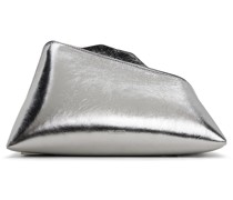 Silver Oversized 8:30PM Clutch