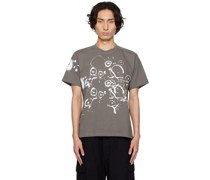 Gray Printed T-Shirt