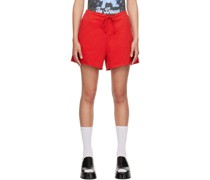 Red Drawstring Shorts