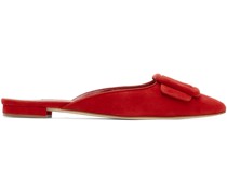 Red Maysale Flat Slippers