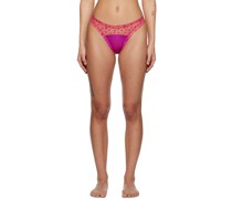 Pink Framboise Ruffled Briefs