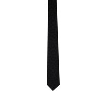 Black Cheetah Tie
