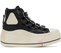 Black Kurt Buckle High-Top Sneakers