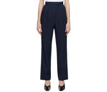 Navy Bea Trousers