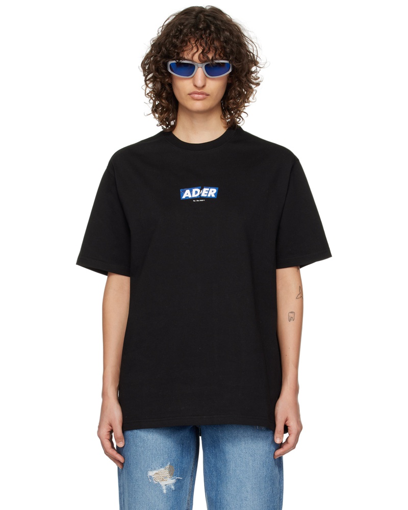 Adererror Damen Black Printed T-Shirt