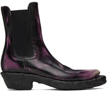 Black & Purple Venga Boots